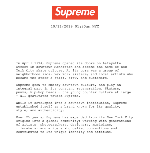 SUPREME: History, logo and why this brand is so fascinating? - TENSHI