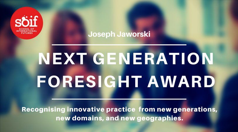 The Next Generation Foresight Awards 2020 - enter your project before 31 May 2020