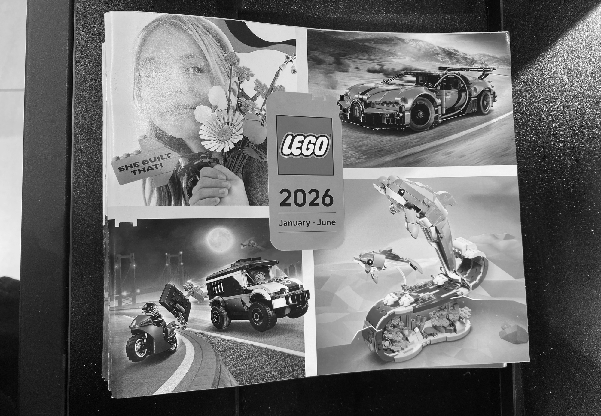 The 2026 printed LEGO catalogue. 