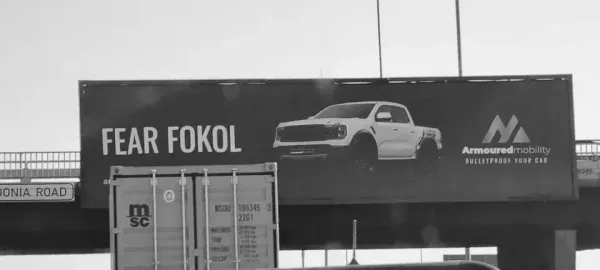 Fear Fokol billboard deemed a big no-no