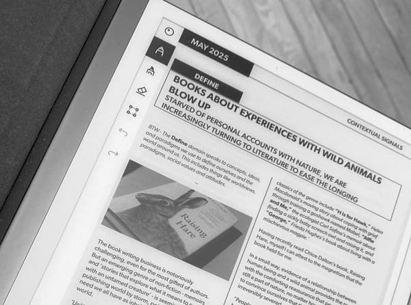 Raw material for better strategy design; our 18th monthly horizon scan is nearly here